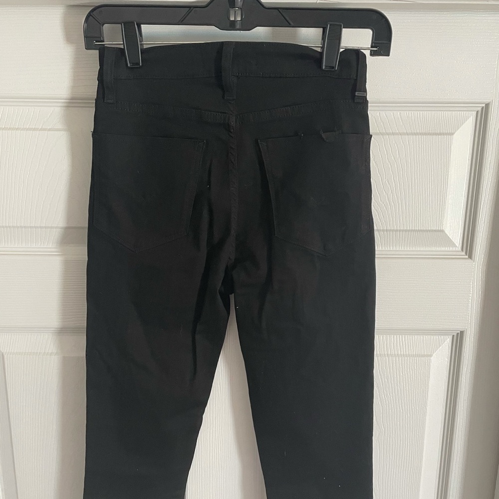Hudson Jeans High Rise Skinny Black Metallic Sz 25 - Picture 9 of 9